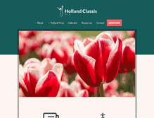 Tablet Screenshot of hollandclassisrca.org